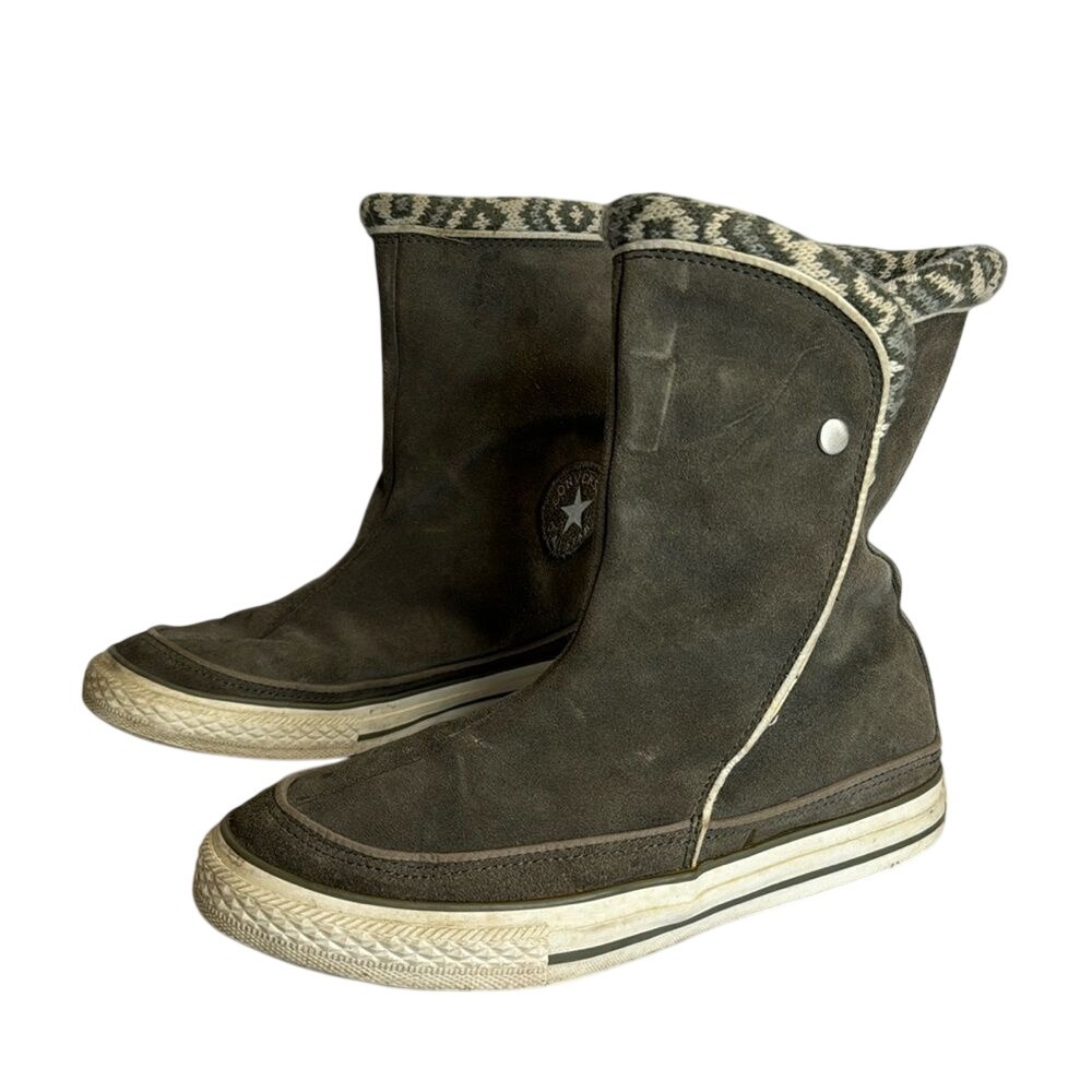 Converse Chuck Taylor Y2K Beverly Mid Boots in gray fall size 9